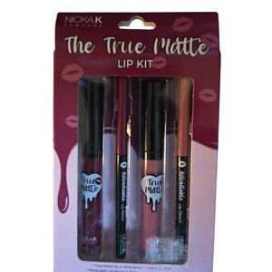 Novak Network The True Matte Lip Kit - Set Of 3 Long-Lasting Liquid Lipsticks
